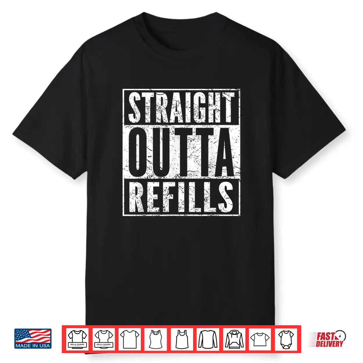 Funny Straight Outta Refills Funny Pharmacy Doctors Shirt Funny Straight Outta Refills Funny Pharmacy Doctors Shirt