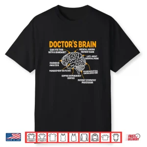 Doctor’S Brain Funny Sarcastic Medical Students Doctors Shirt