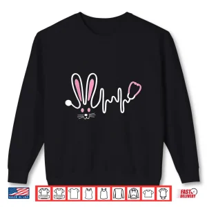 Sweatshirt Stethoscope Nurse Doctor Easter Shirt Cute Rn Cna Gift Shirt