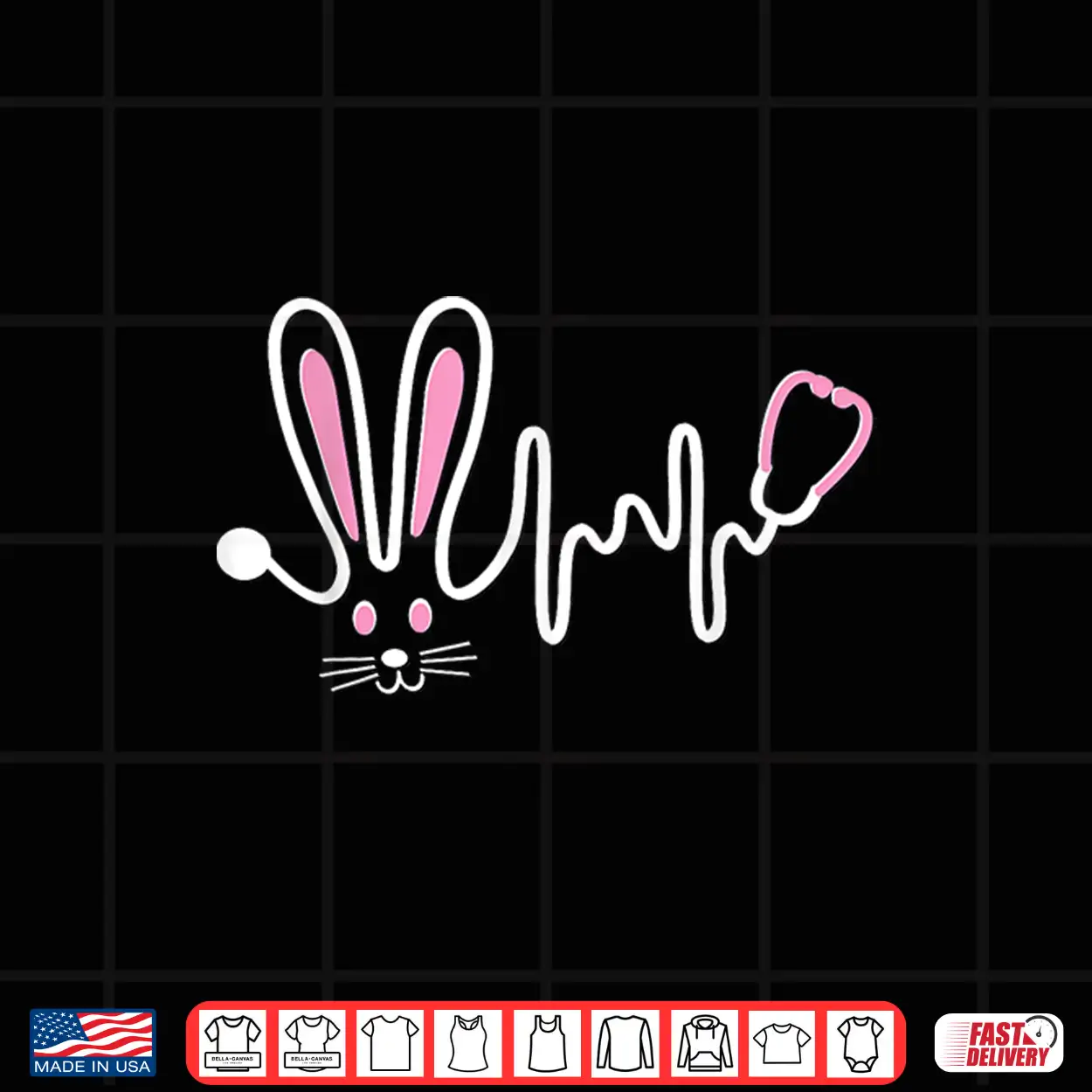 Stethoscope Nurse Doctor Easter Shirt Cute Rn Cna Gift Shirt Stethoscope Nurse Doctor Easter Shirt Cute Rn Cna Gift Shirt