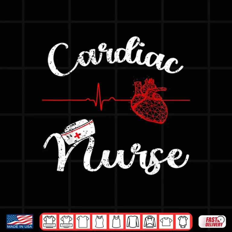 Design Cardiac Nurse Cardiology Heartbeat Ekg Nurse Graduating Gift Shirt
