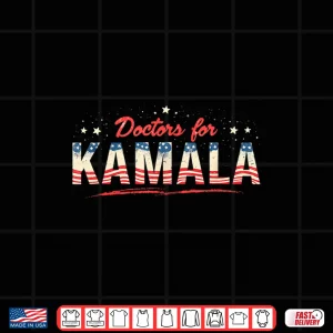 Design Doctors For Kamala Patriotic American Tim Walz Kamala Harris Shirt