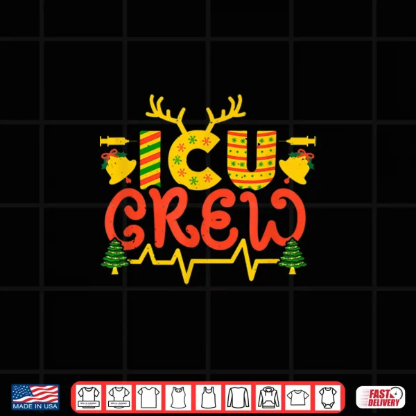 Design Icu Crew Critical Intensive Care Unit Nurse Doctors Shirt