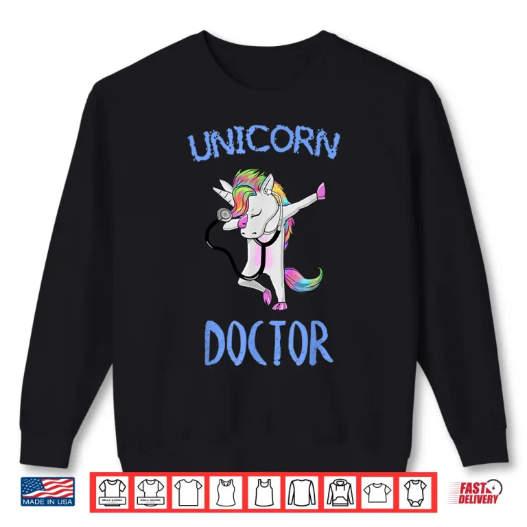 Sweatshirt Unicorn Doctor Dabbing Dab Dance Shirt