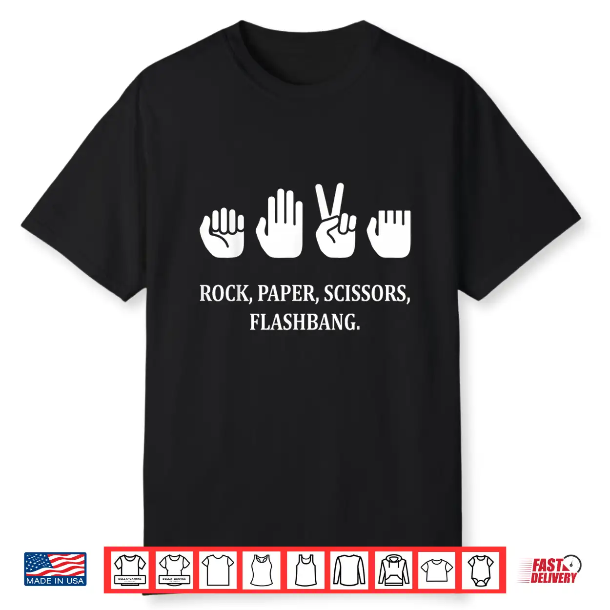 Rock Paper Scissors Flash Sign Language Funny Shirt Rock Paper Scissors Flash Sign Language Funny Shirt