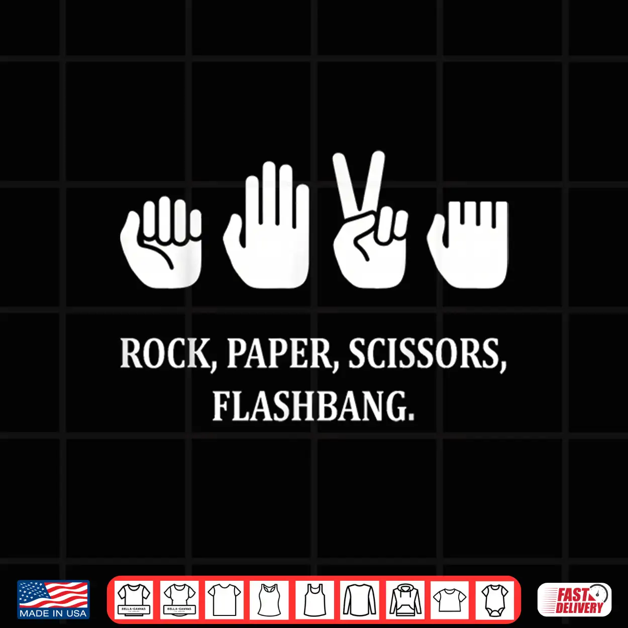 Rock Paper Scissors Flash Sign Language Funny Shirt Rock Paper Scissors Flash Sign Language Funny Shirt