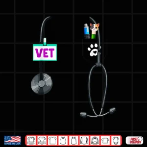 Design Vet Tech Veterinarian Suit Cosplay Diy Halloween Costume Day Shirt