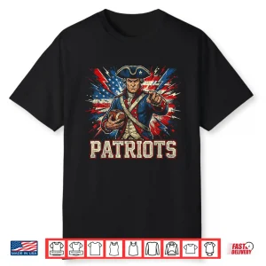 Vintage Patriots High School Spirit Go Patriots Love Shirt