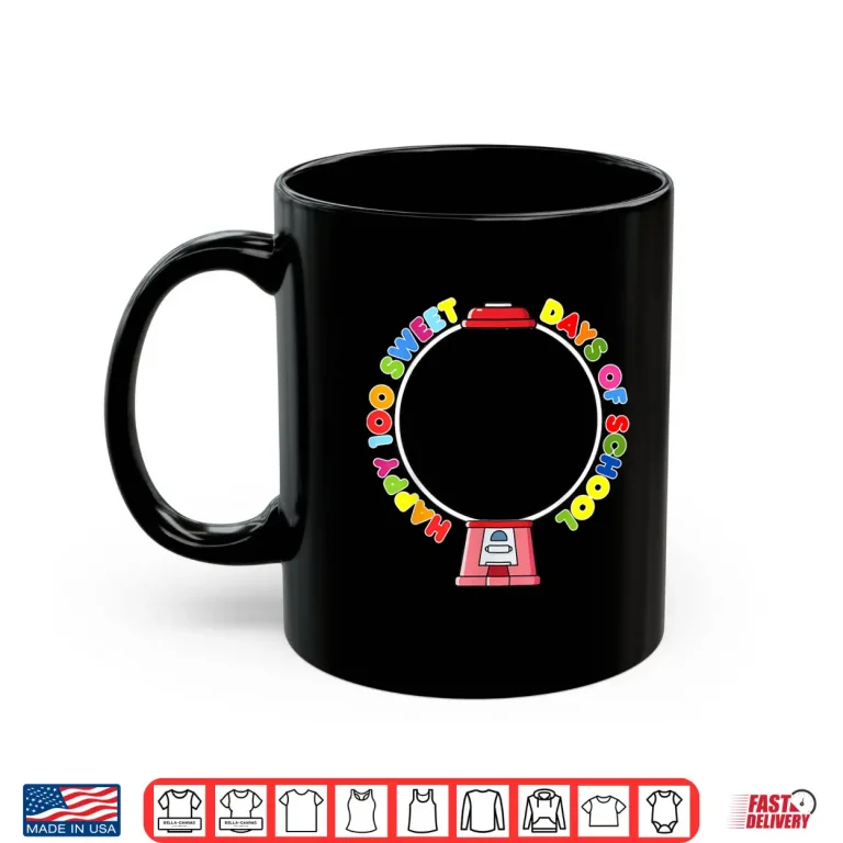 Mug 100 Days Of School Gumball Machine Empty Easy Diy 100Th Day Shirt