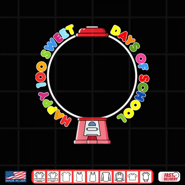 Design 100 Days Of School Gumball Machine Empty Easy Diy 100Th Day Shirt