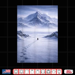 Design Nihilist Penguin Mountain But Why Trending Meme Tee Shirt