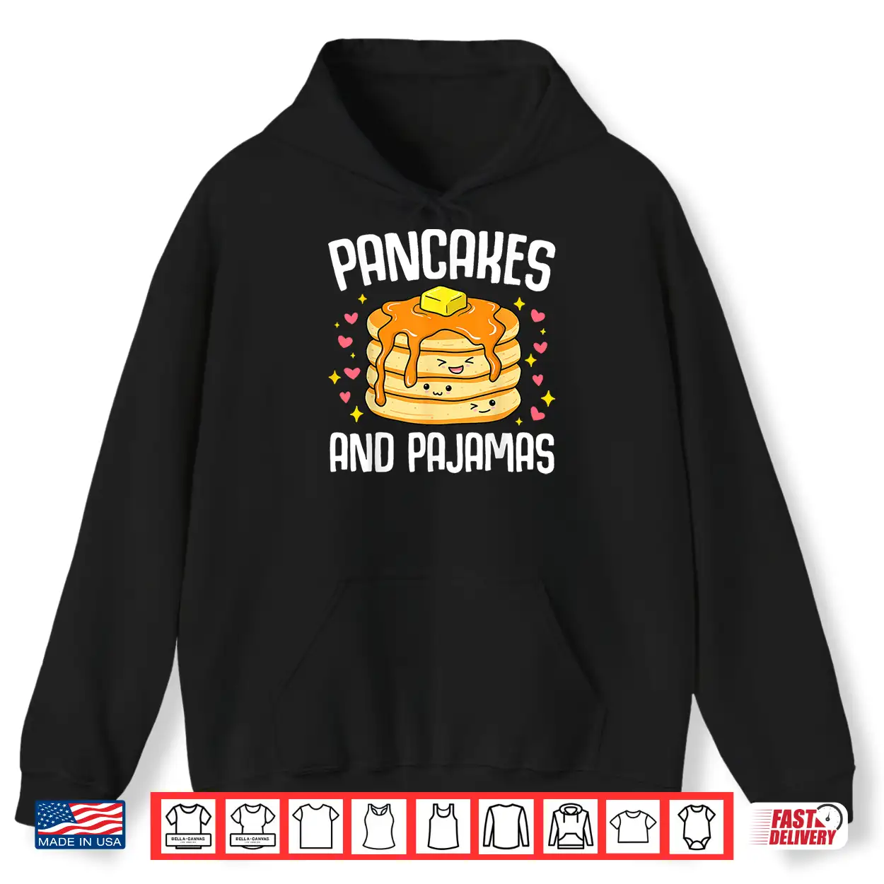 Pancakes And Pajamas Funny Cute Kawaii Pancake Lover Toddler Shirt Pancakes And Pajamas Funny Cute Kawaii Pancake Lover Toddler Shirt