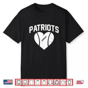 Retro Patriots School Spirit Go Patriots Love Shirt
