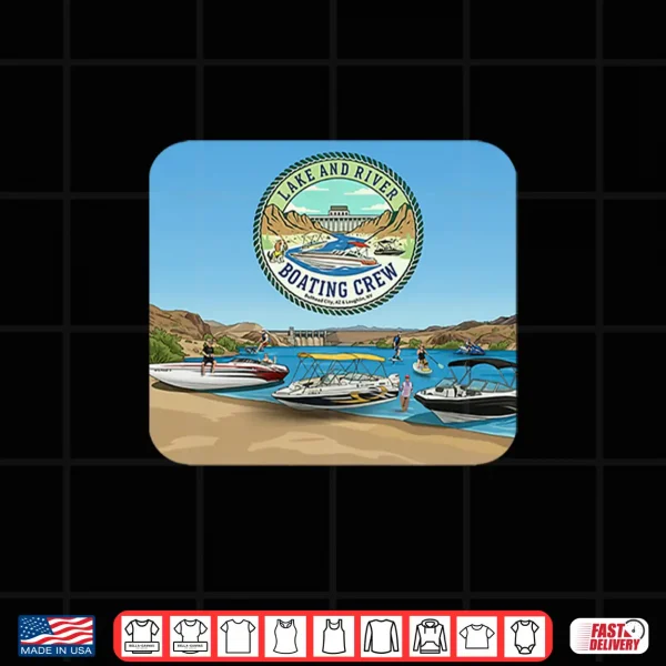 Design River And Lake Boating Crew With Boats Jet Ski E Foil Shirt