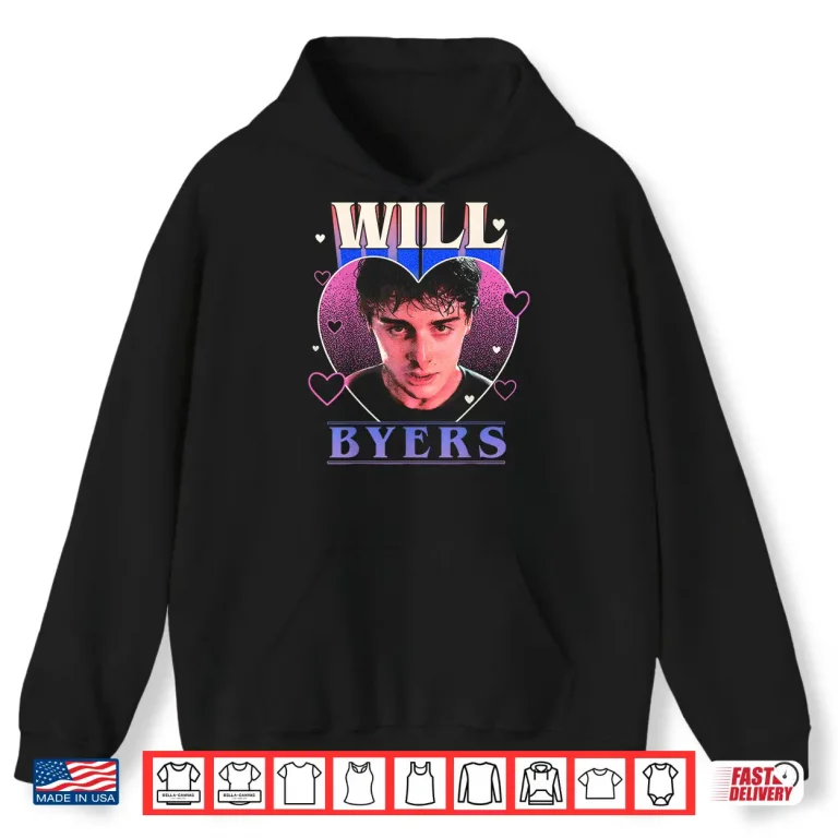 Hoodie Stranger Things ValentineS Day Will Byers Will You Be Mine Shirt