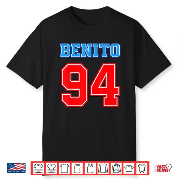 Team Benito 94 Jersey Number 94 Benito Team Shirt