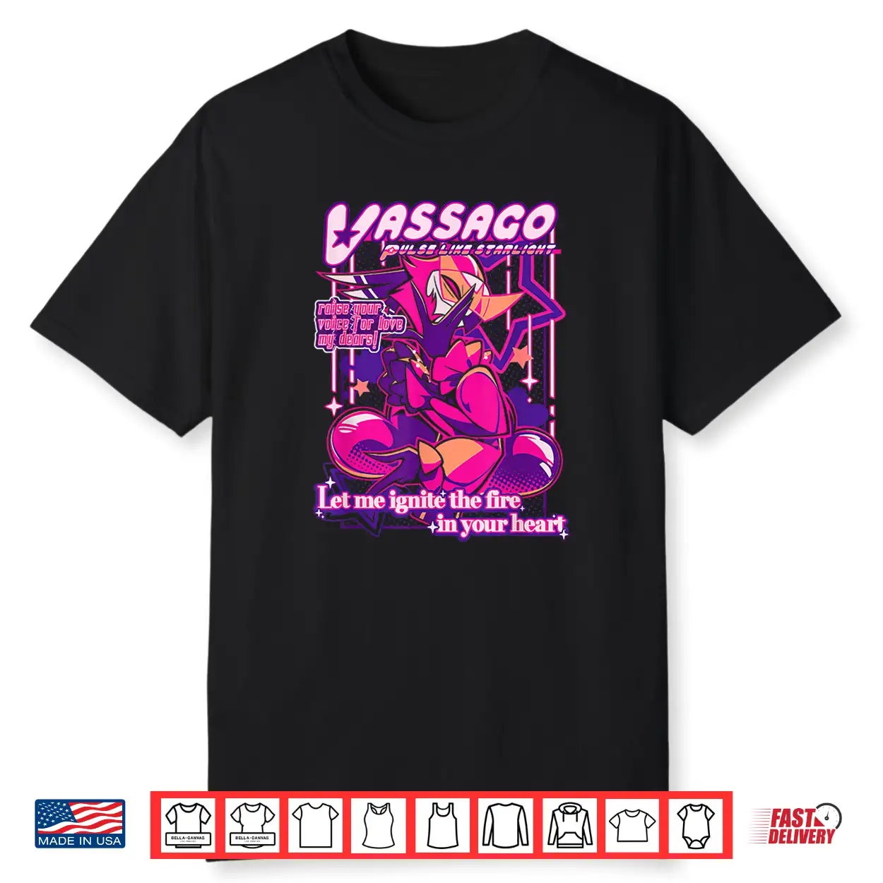 Vassago From Helluva Boss With Love Shirt Vassago From Helluva Boss With Love Shirt