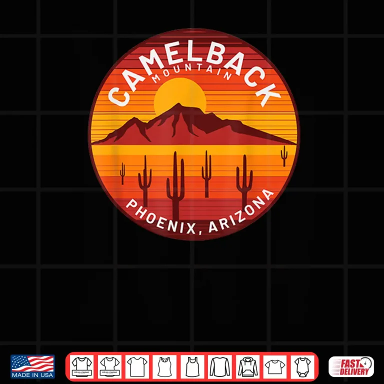 Design Camelback Mountain Phoenix Arizona Hiking Shirt