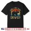 Can I Pet That Dog Funny Dawg Bear Meme Camping Hiking Shirt