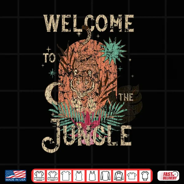 Design Jungle Tiger Welcome To Our Jungle Tiger Lover Hiking Shirt