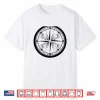 On Back   Beautiful Compass Sailing Hiking Travel Adventure Shirt