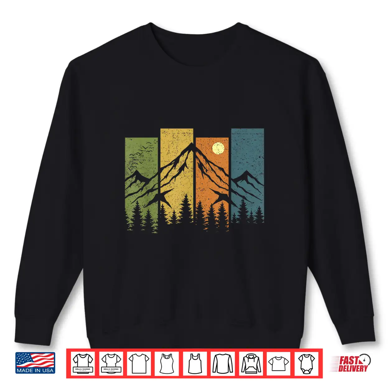Retro Wildlife Forest Nature Trees Outdoors Mountains Hiking Shirt Retro Wildlife Forest Nature Trees Outdoors Mountains Hiking Shirt