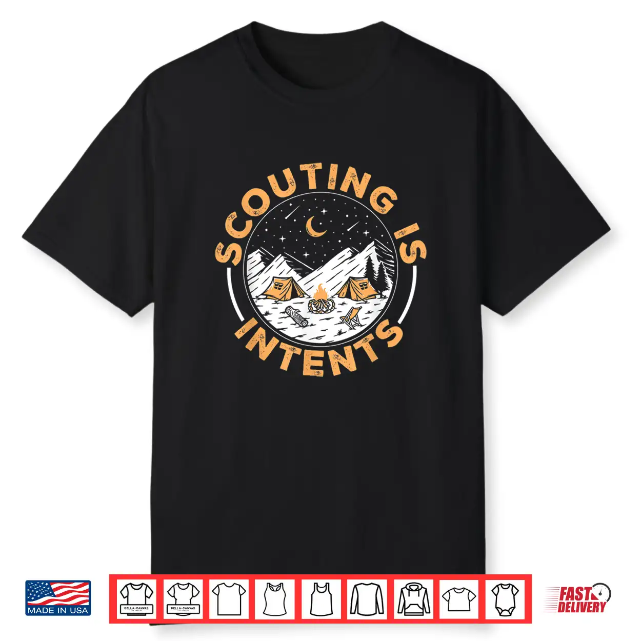 Scouting Is Intents Scout Funny Camping Shirt Scouting Is Intents Scout Funny Camping Shirt