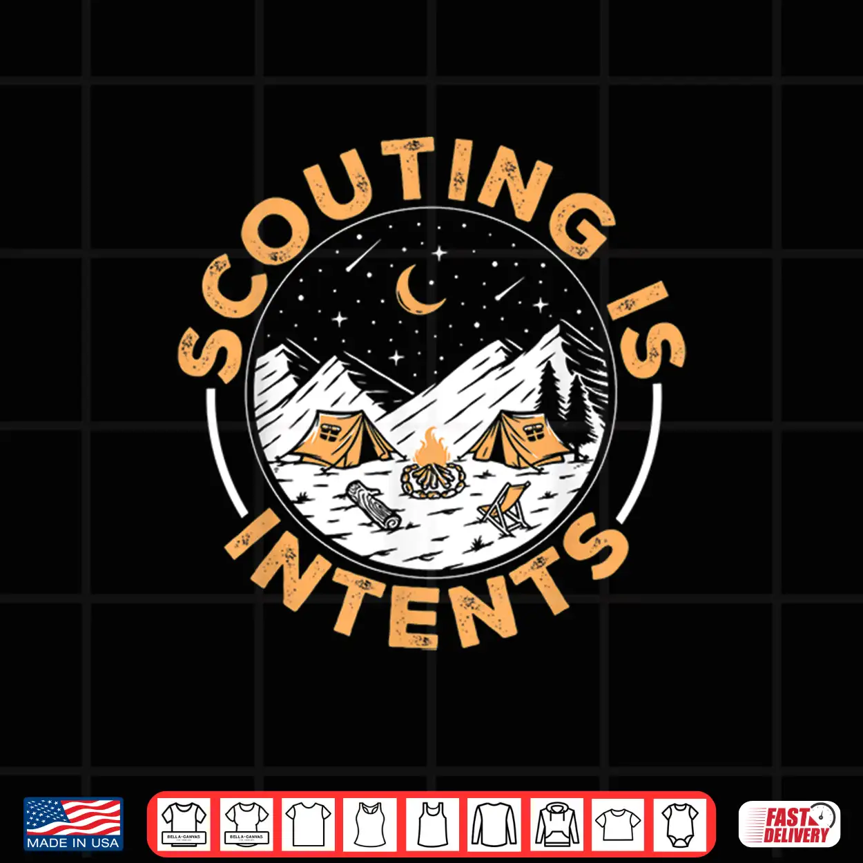 Scouting Is Intents Scout Funny Camping Shirt Scouting Is Intents Scout Funny Camping Shirt