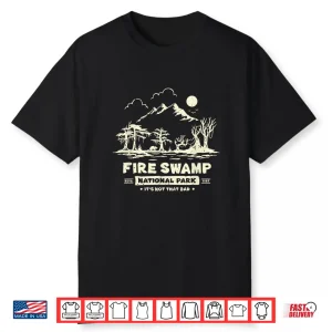 Vintage Fire Swamp National Park Camping Hiking Mountain Shirt