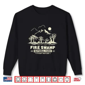 Sweatshirt Vintage Fire Swamp National Park Camping Hiking Mountain Shirt