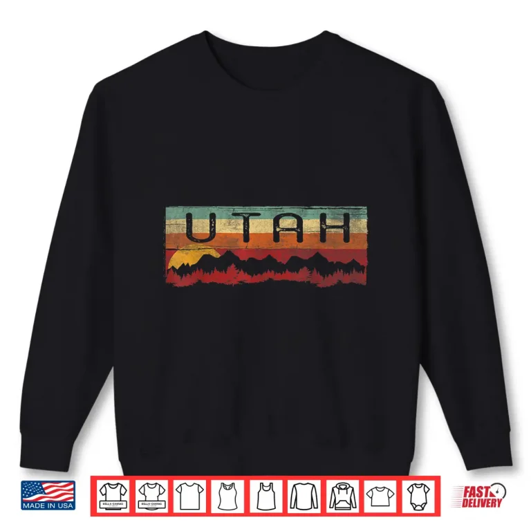 Sweatshirt Vintage Utah Shirt Utah Hiking T Shirt