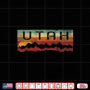 Design Vintage Utah Shirt Utah Hiking T Shirt
