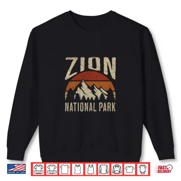 Sweatshirt Zion National Park Utah Nature Hiking Outdoors Shirt