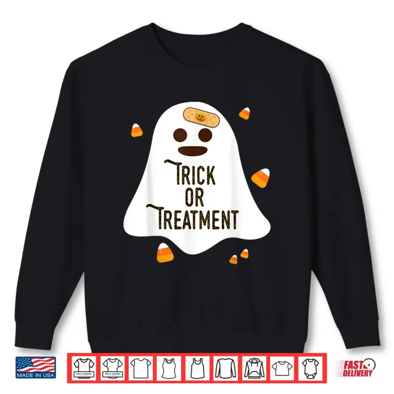Sweatshirt Doctor And Nurse Halloween Gift Trick Or Treatment Shirt