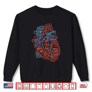 Sweatshirt Heart Anatomy For Doctors Nurses Paramedics And Students Shirt