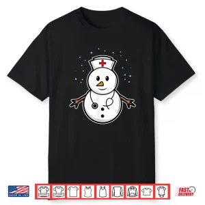 Medical Snowman Nurse Doctor Christmas Holidays Winter Snow Shirt