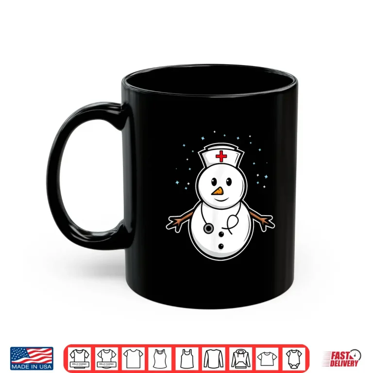 Mug Medical Snowman Nurse Doctor Christmas Holidays Winter Snow Shirt