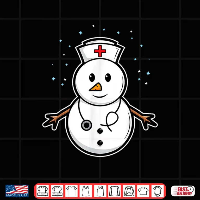 Design Medical Snowman Nurse Doctor Christmas Holidays Winter Snow Shirt