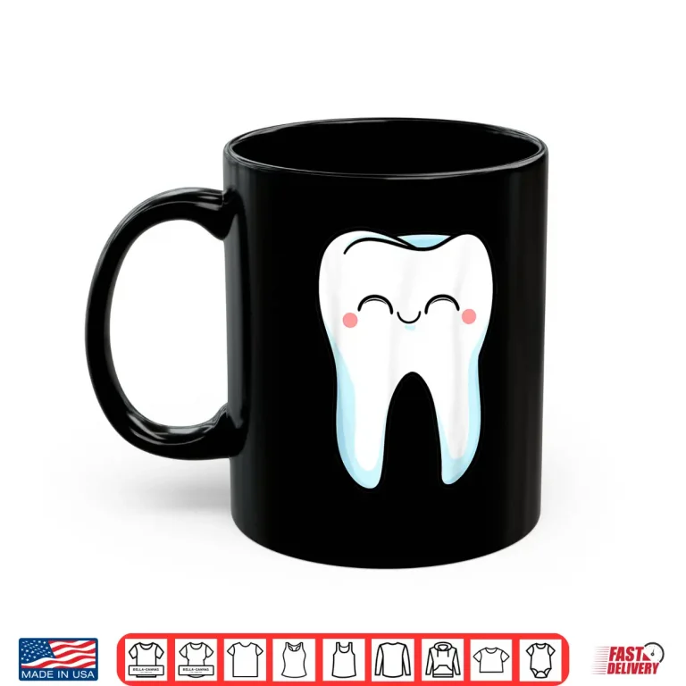 Mug Smiling Teeth Dentist Mouth Doctors Hygiene Doc Gift Shirt