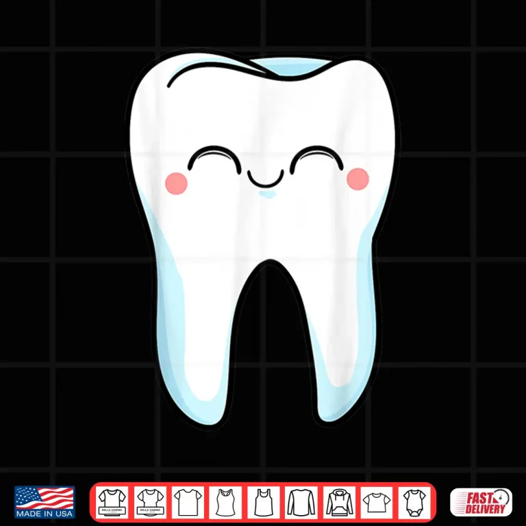 Design Smiling Teeth Dentist Mouth Doctors Hygiene Doc Gift Shirt