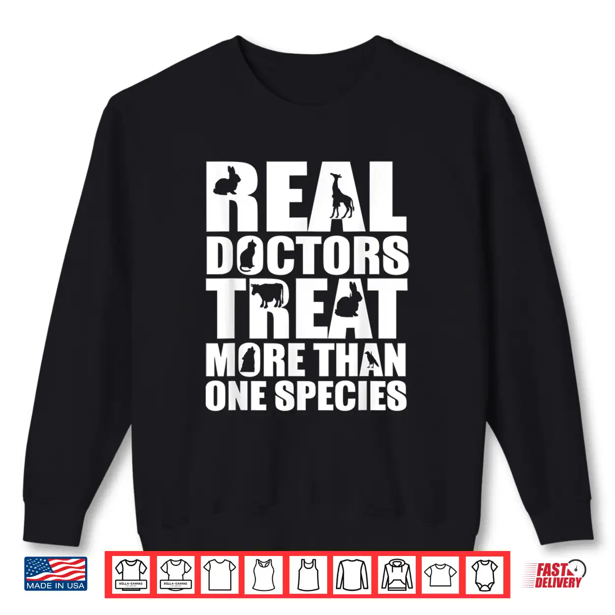 Veterinarian Gift Doctors Treat More Than One Species Shirt Veterinarian Gift Doctors Treat More Than One Species Shirt