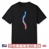 Human Spine Vertebral Column Anatomy Watercolor Art Shirt