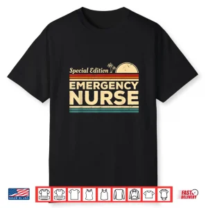 Vintage Emergency Nurse Er Nurses Shirt