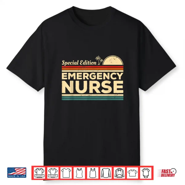 Vintage Emergency Nurse Er Nurses Shirt