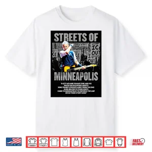 Bruce Springsteen Streets Of Minneapolis Anti Ice Shirt