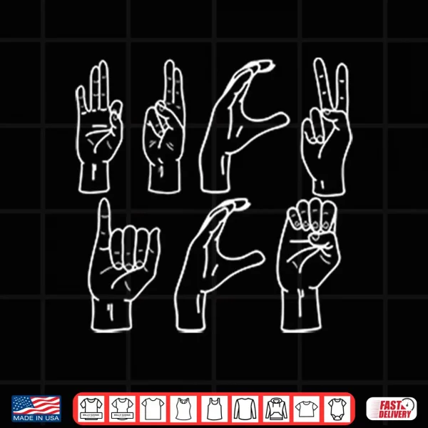 Design Hand Sign Language Fck Ice Shirt