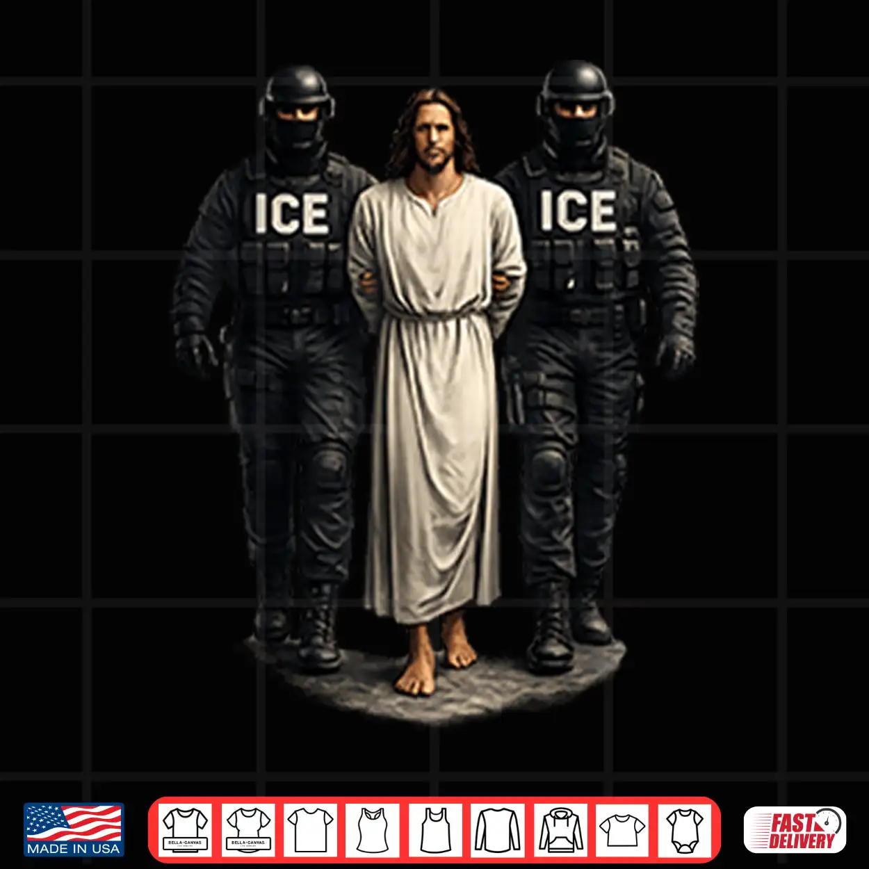 Ice Arresting Jesus Shirt Ice Arresting Jesus Shirt