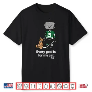 Jason Robertson Dallas Stars Every Goal Is For My Cat Shirt