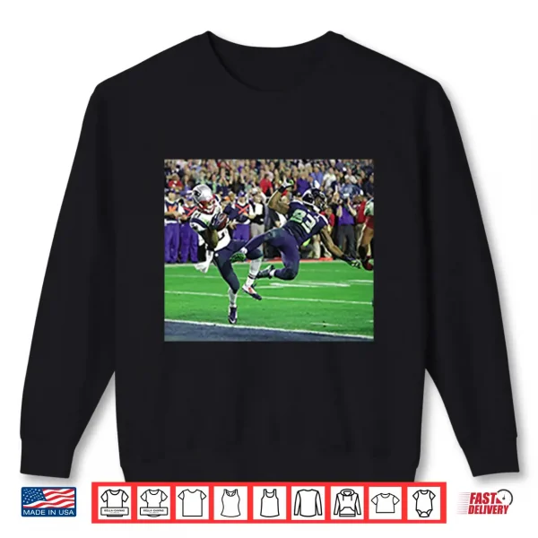 Sweatshirt Malcolm Butler Goal Line Interception Football Shirt
