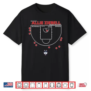 The Night Allie Ziebell Made History Basketball Shirt